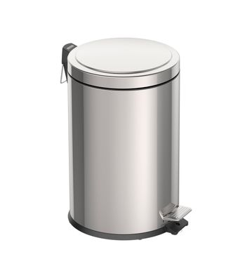 Tramontina Tretmülleimer Edelstahl 20 l mit Inneneimer und Tretmechanik