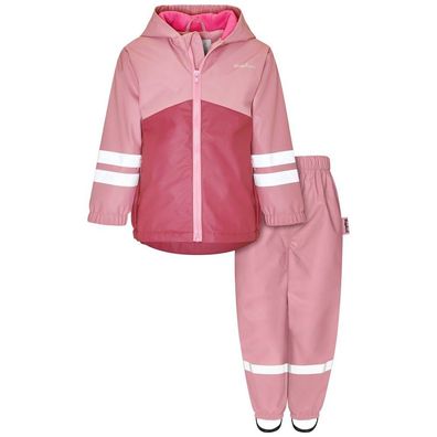 Playshoes Kinder Regen-Anzug Mit Fleece-Futter/Halbhose 408668