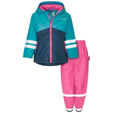 Playshoes Kinder Regen-Anzug Mit Fleece-Futter/Halbhose 408666