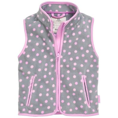 Playshoes Kinder Fleece-Weste Herzchen 420067