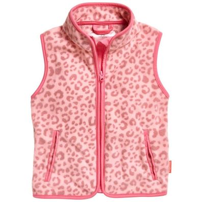 Playshoes Kinder Fleece-Weste Leo-Print 420064