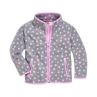 Playshoes Kinder Fleece-Jacke Herzchen 420066