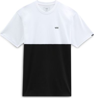 Vans Herren T-Shirt Mn Colorblock Tee Color Block Black/White