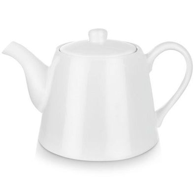 Weiße Porzellan-Kaffee- und Teekanne 2 l