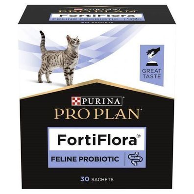 PRO PLAN FortiFlora Probiotikum für Katzen, 30 x 1 g, gluten- & sojafrei