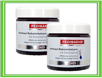 Pedibaehr Hornhaut Reduzierbalsam mit Salicylsäure Doppelpack 2x 60ml