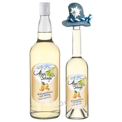Alpenschnaps Williamsbirne mit Honig