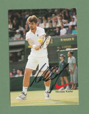 Nicolas Kiefer( deutscher Tenisprifi) - persönlich signiert