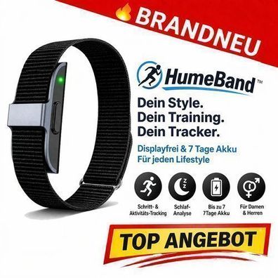 HumeBand™ Fitness Tracker ohne Display Smartband Smartwatch für Damen & Herren