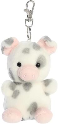 AURORA 26731 Palm Pals Piggles Spotted Ferkel Clip-On, 10 cm, Plüschtier, weiß