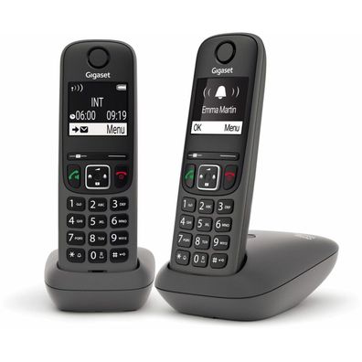 Gigaset Telefon AE690 Duo Anthrazit (L36852-H2810-B133) (L36852H2810B133)