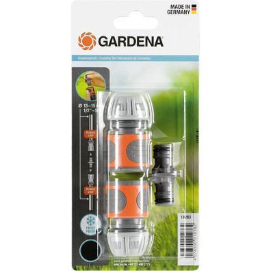Gardena Gartenschlauchverbinder Kupplungs-Satz 13,0 mm / 1/2 Zoll