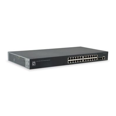 LevelOne Switch 24x GE GTL-2661 2x10GSFP+19"