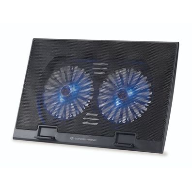 Conceptronic 2-Fan Cooling Pad (17.0")/ Ergonomisch THANA02B