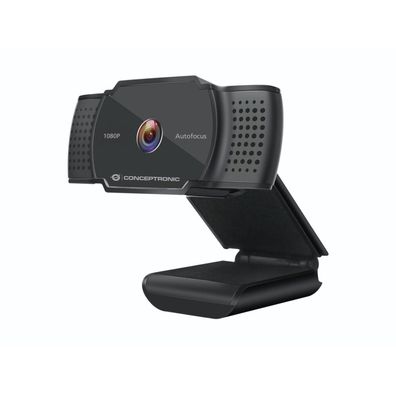 Conceptronic Webcam AMDIS 1080P(2K über Sof) AF (Web+Mic.)sw