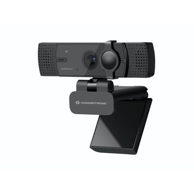 Conceptronic Webcam AMDIS 4K Ultra-HD AF-Webcam+2 Microph. sw