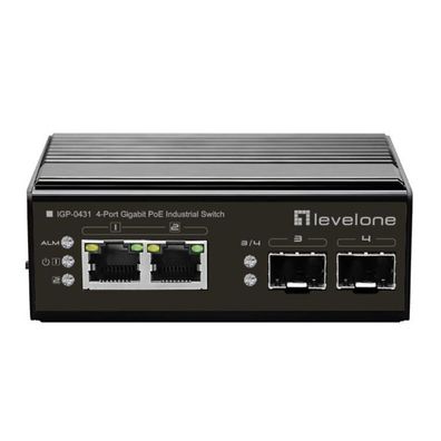 LevelOne Switch 2x GE IGP-0431 2xGSFP 180W 2xPOE