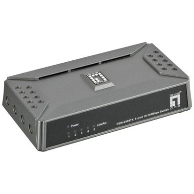 LevelOne Switch 5x FE FSW-0508TX Kunststoff