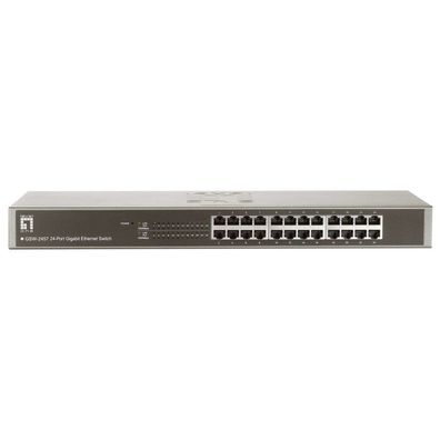 LevelOne Switch 24x GE GSW-2457 19" Metall