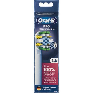 Oral-B Pro Tiefenreinigung Aufsteckbürsten 4er-Pack (weiß)