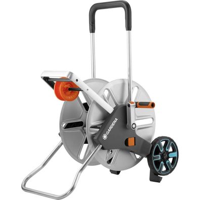 Schlauchwagen CleverRoll L Easy Metal (grau/orange)
