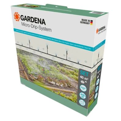Gardena MDS Tropfbewässerung Set Gemüse-/Blumenbeet 60 qm