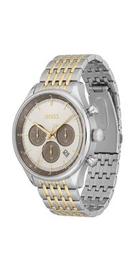 Hugo Boss Gregor Herrenuhr Chronograph bicolor HB1514053