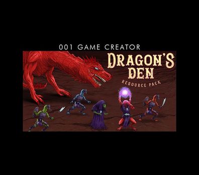 001 Game Creator - Dragon's Den Resource Pack - Steam DLC (Aktivierungscode)