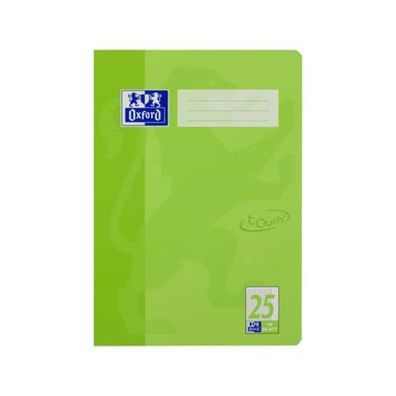 OXFORD Schulheft Touch Lineatur 25 liniert DIN A4 Außenrand, 16 Blatt