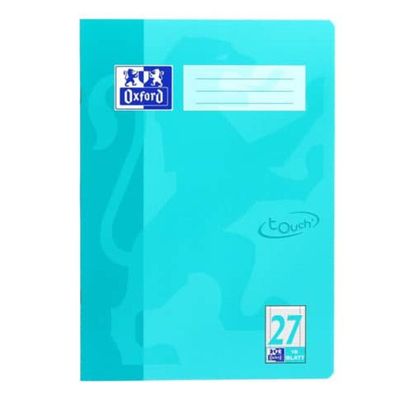 OXFORD Schulheft Touch Lineatur 27 liniert DIN A4 Innen- und Außenrand, 16 Blatt