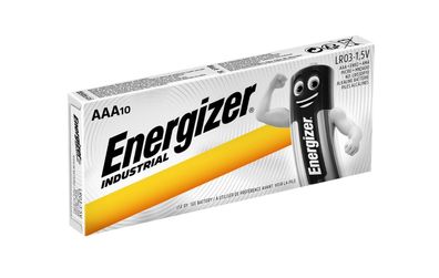 10 x Energizer Industrial AAA Micro Alkaline MN2400 L92 1,5V im Karton