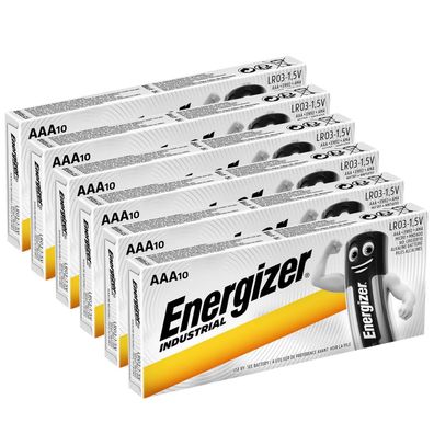60 x Energizer Industrial AAA Micro Alkaline MN2400 L92 1,5V im Karton