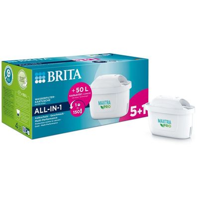 Brita Maxtra Pro All-In-1 AllIn1 Filterkartuschen 5 + 1 (120559)
