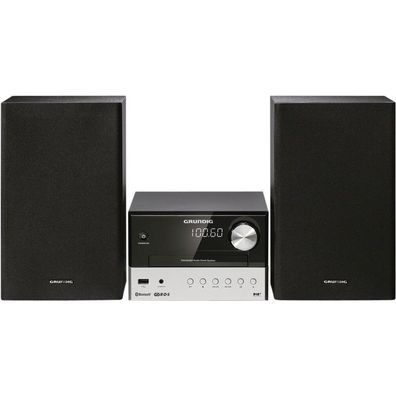 Grundig CMS 3000, Kompaktanlage (silber/schwarz, Bluetooth, DAB+, USB, FM)