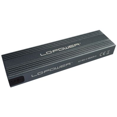 LC-POWER LC-Power SSD-Gehäuse LC-M2-C-Multi-3 -M.2 (NVMe & SATA)
