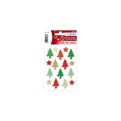 48 HERMA Aufkleber Weihnachtsbaum