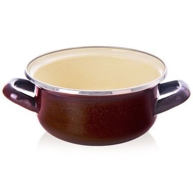 Emailletopf BRAUN 16 cm, 1 l