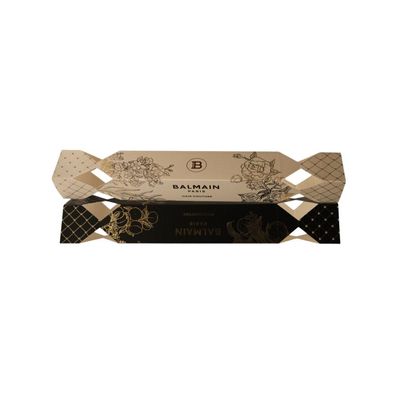 Set, Balmain, Hair Couture, leere Kartonbox, Schwarz-Weiß 25 Stück