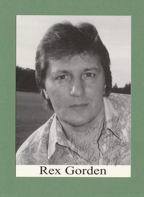 Rex Gorden (deutscher Sänger u. Autor) - perönlich signiertes Foto