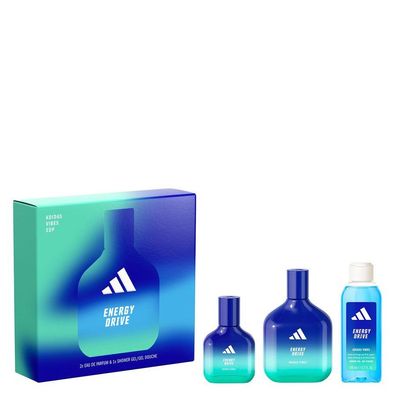Adidas GP Vibes Energy Drive 2x EdP (100 ml + 30 ml) + Duschgel 100 ml