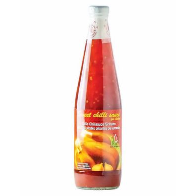 FLYING GOOSE Sweet Chilli Sauce - süß-scharfe Würzsauce aus Thailand, GLAS 725 m