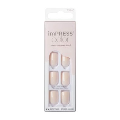 Kiss KISS imPRESS color Press-On Manicure S (001 Point Pink) 30 ks