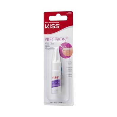 Kiss My Face Kiss Nail Glue with Dosing Syringe 3g Transparent