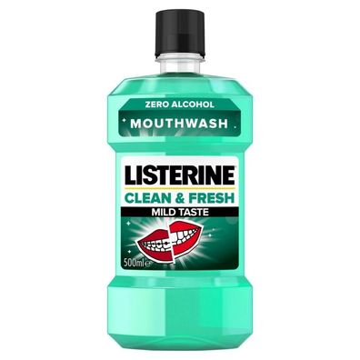 Listerine Listerine Clean & Fresh Mild Taste Mouthwash 500ml