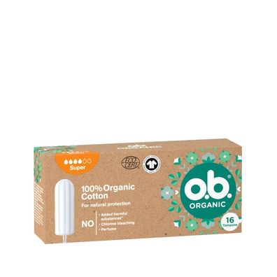 O.b. O.B. Organic tampony Super 16szt
