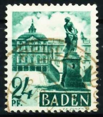 FZ BADEN 2. Ausgabe Spezialisiert Nr 22 gestempelt X606216