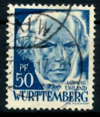 FZ Württemberg 2. Ausgabe Spezialisiert Nr 24 gestempelt X6DBABE