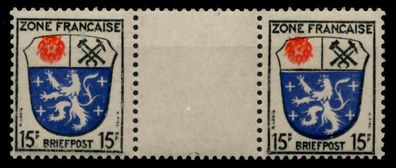 FRANZ. ZONE ALLG. AUSG. Nr 7ayZW postfrisch ZW-STEG PAA X7C1FAA
