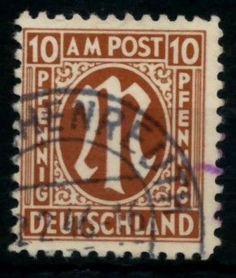 BIZONE AM-POST Nr 6z gestempelt X760BB2
