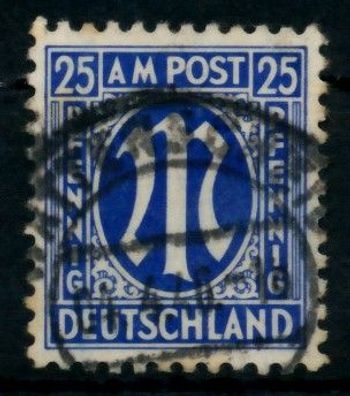BIZONE AM-POST Nr 9z gestempelt X760CAE